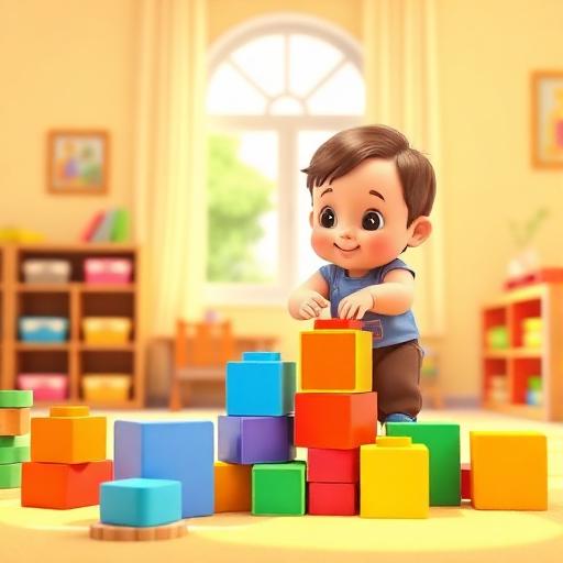 Jugar a apilar bloques