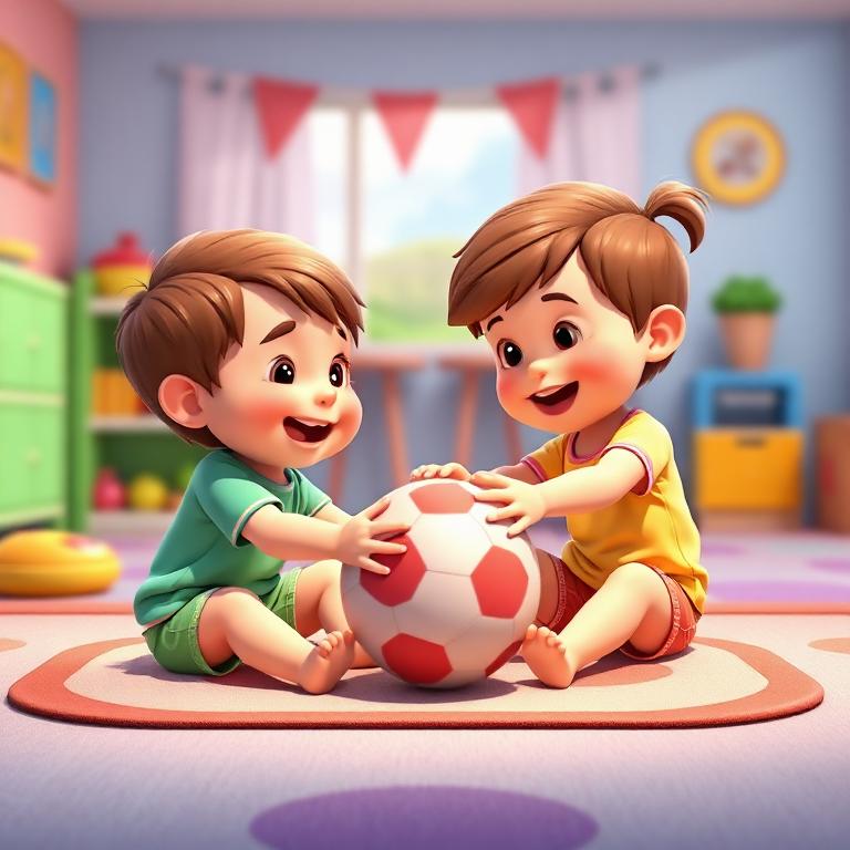 Rodar la pelota en pareja