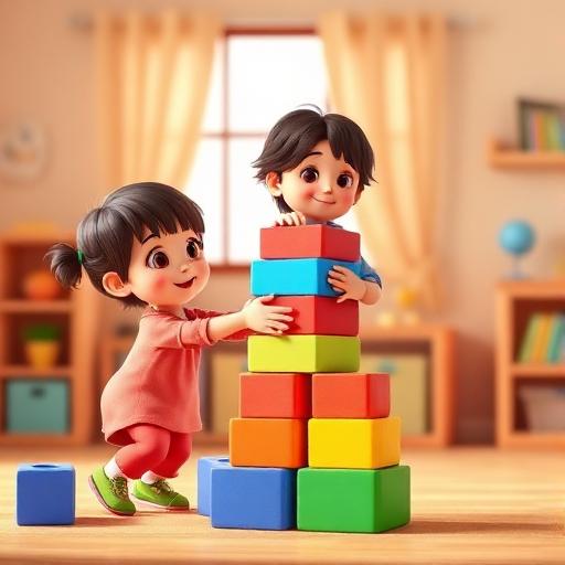 Construcción con bloques grandes
