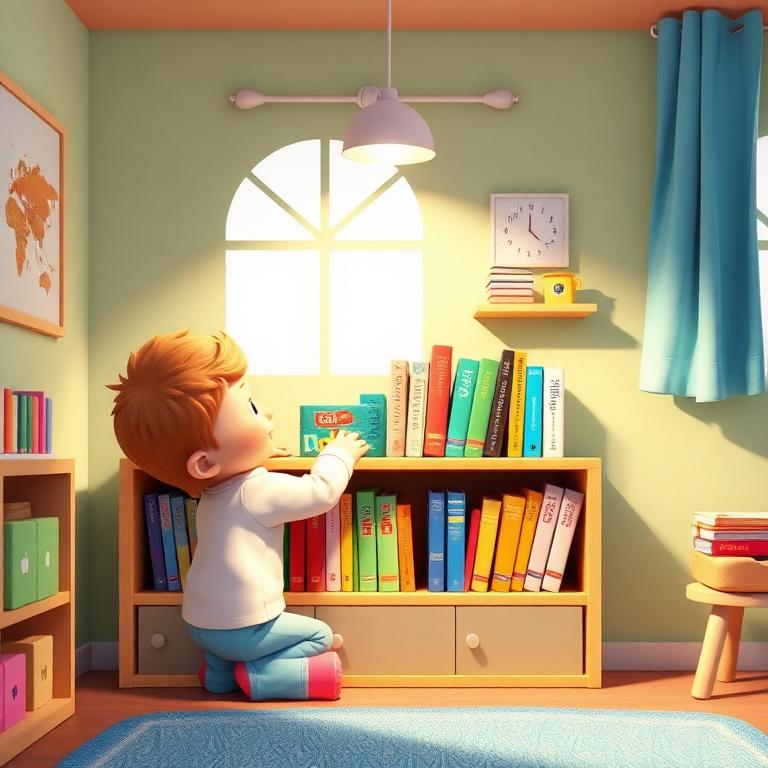 Organizar libros en el rincón