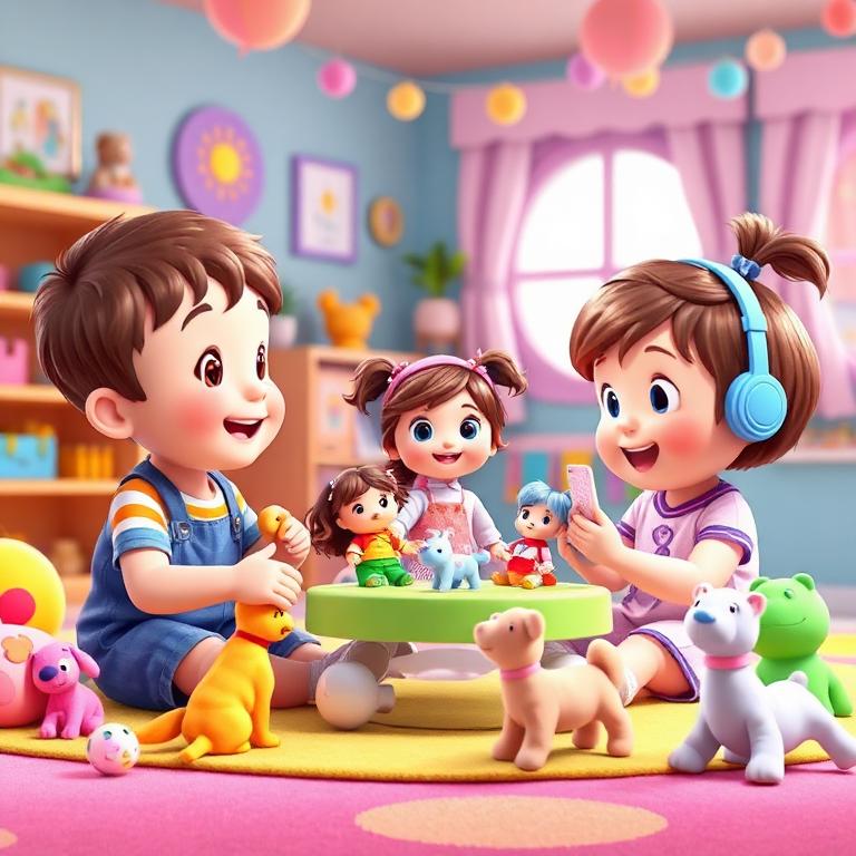 Jugar a simular con muñecos