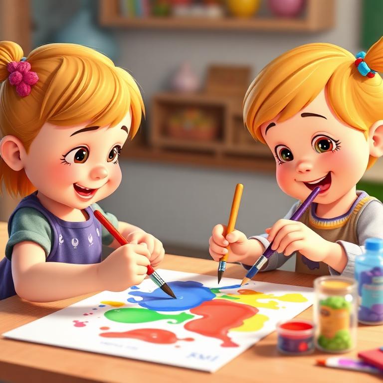 Pintura con cepillo
