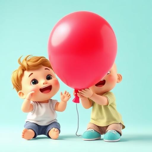 Sonidos con un globo lleno de aire